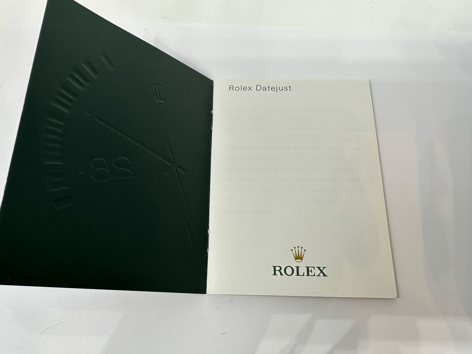 Rolex Orologi: Rolex Datejust booklet – Usato da Brüttisellen venduto da AlphaOmega05 1