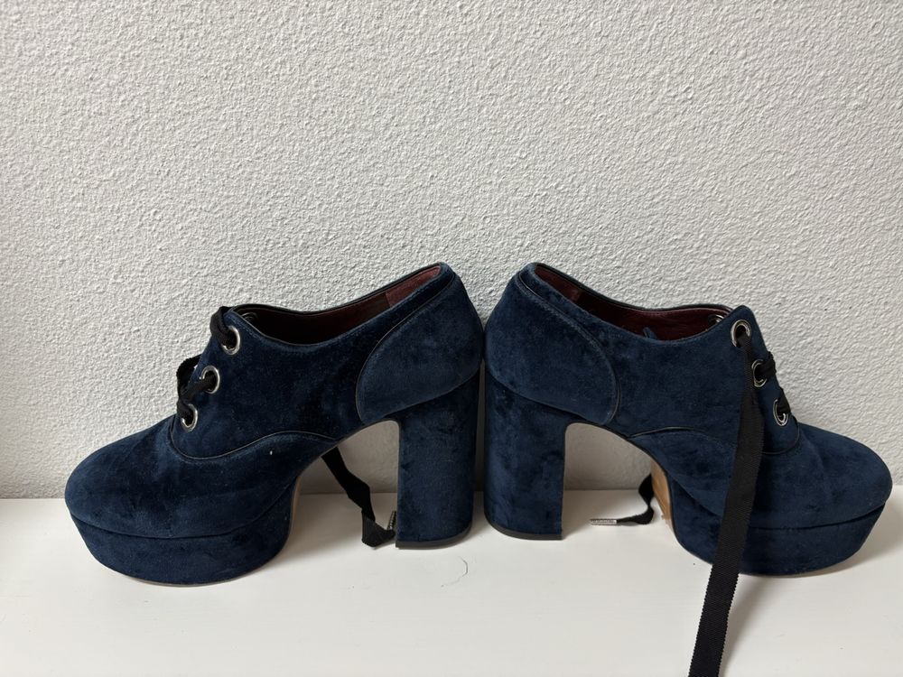 Marc Jacobs Kiki en daim bleu marine t 37 et demi (D #39 occasion) à