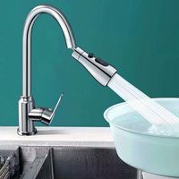 Sprühkopf Schwenkbarer Wasserhahn Aufsatz 360° Drehbarer