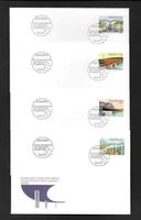 4 FDC 814-817 Serie Einzelmarken ET 10.9.1991