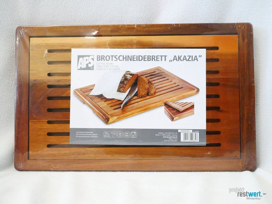 Appareils de cuisine: APS - Brotschneidebrett "AKAZIA" – Neuf avec emballage d'origine à Winterthur par Restwert_Winterthur