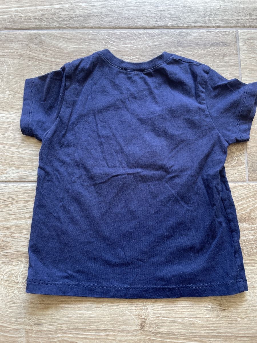 Benetton Camicie, T-shirt & Polo: Benetton T-Shirt, Gr. 74, Dunkelblau, "Sea for Fun" – Usato da Winterthur venduto da NaNa24 1