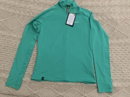 Salewa women's turquoise long-sleeve shirt, size M, new!