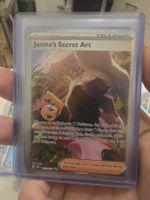 Pokémon Karte Janines Secret Art Trainer gute Beschaffenheit