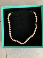 Perlenkette - 40 cm - rosa