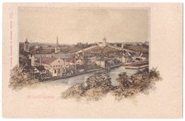 AK Schaffhausen um 1900, Phototypie Neuchatel, ungelaufen