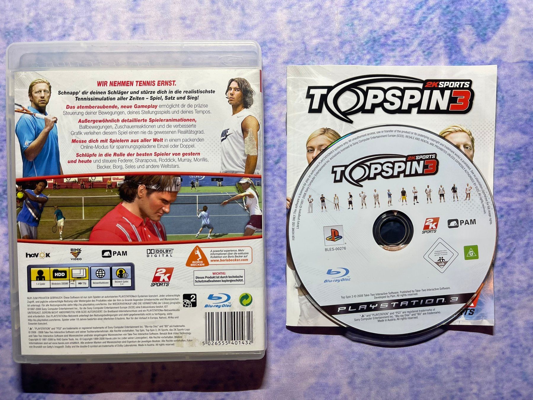 Spiele: PS3: Top Spin 3 – Gebraucht aus Märstetten von AlienNova 1
