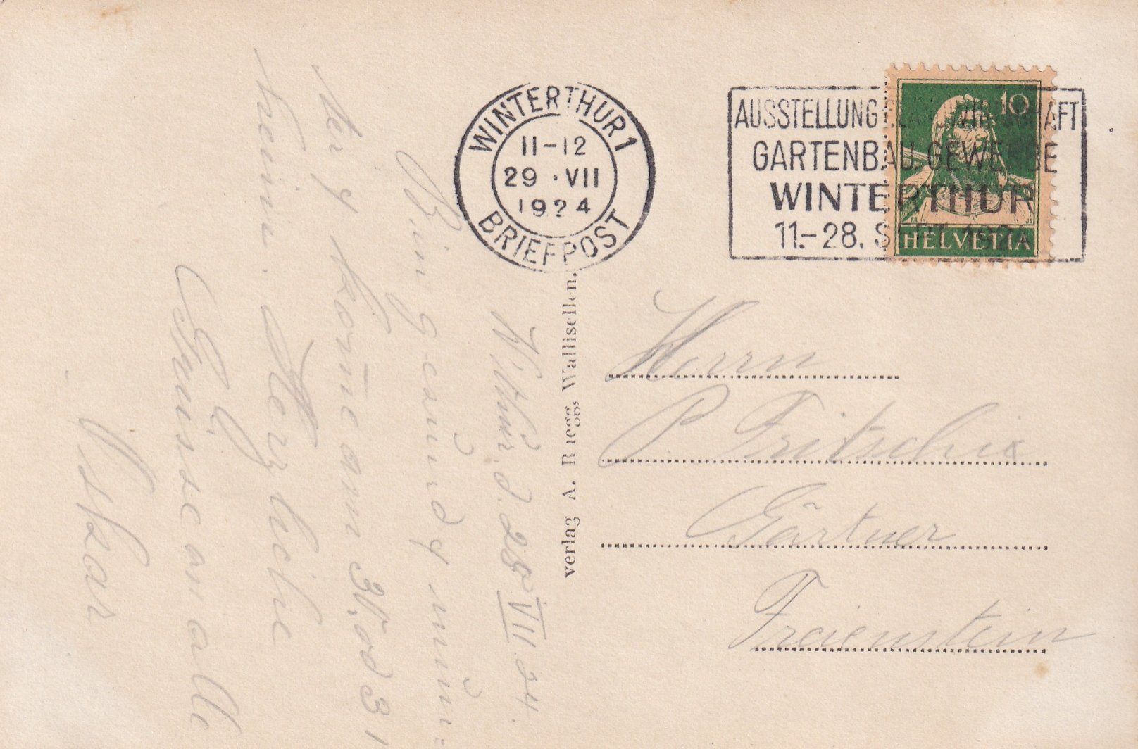 Cartes postales: Winterthur - Kantonsspital – D'occasion à Hombrechtikon par Rudolf07 1