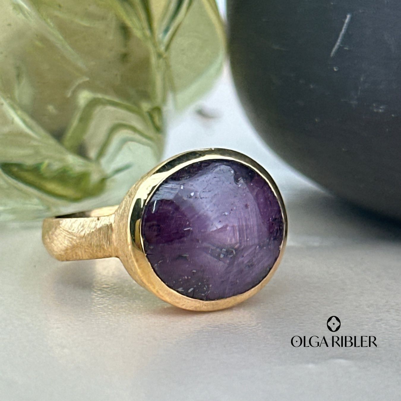 Olga Ribler Bagues: Star Ruby Ring – Sterling Silver Ringgrösse 56 – Neuf (Voir description) à Luzern par Schmuckoutlet 6