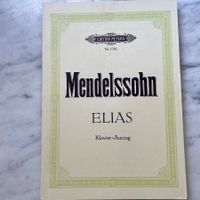 Mendelssohn Elias Klavierauszug Edition Peters gebraucht