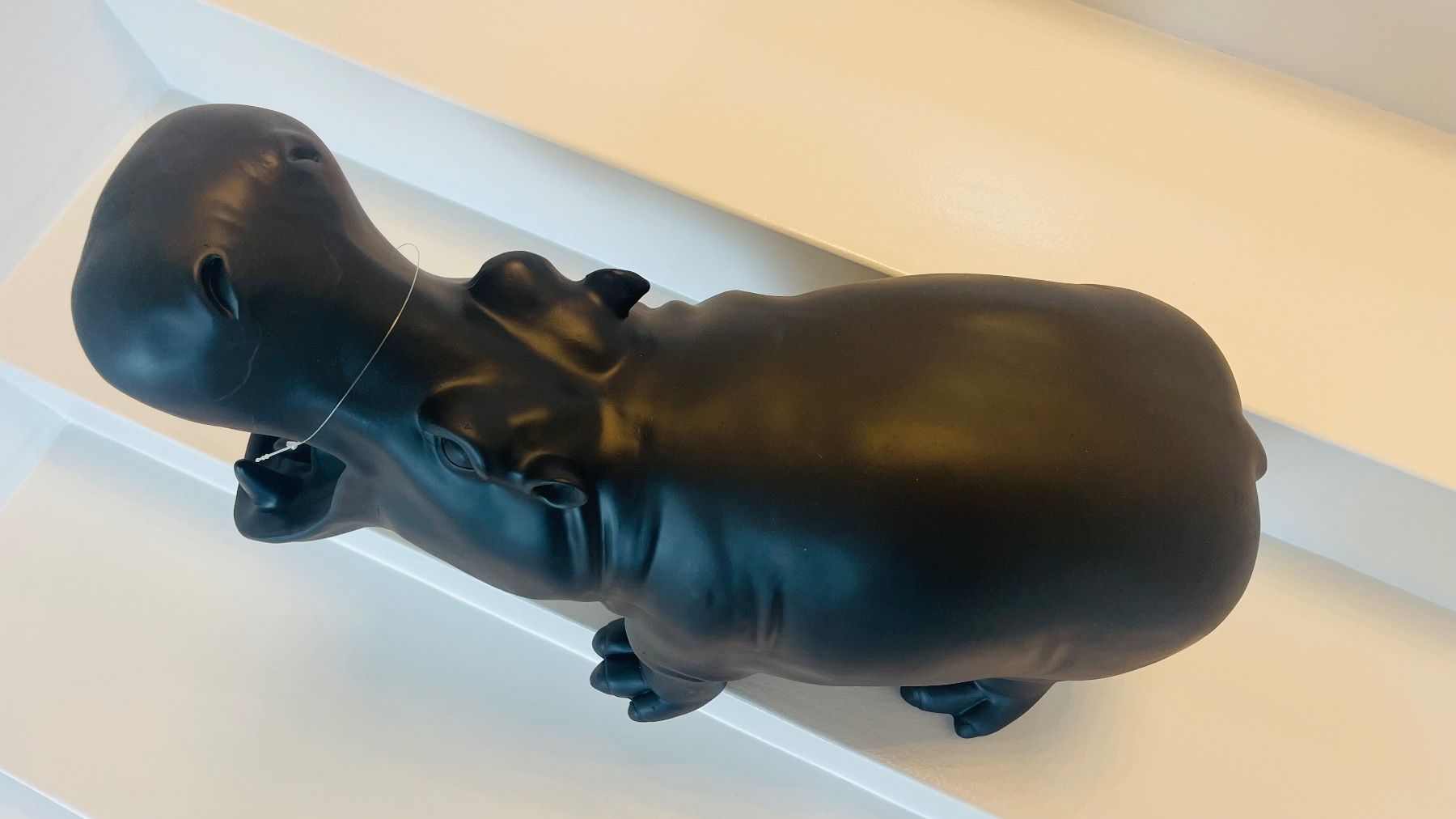 Statuette: Grosse Deko Figur Nilpferd Schwarz  Hippotamus – Nuovo (secondo la descrizione) da Oberbuchsiten venduto da aria783 6