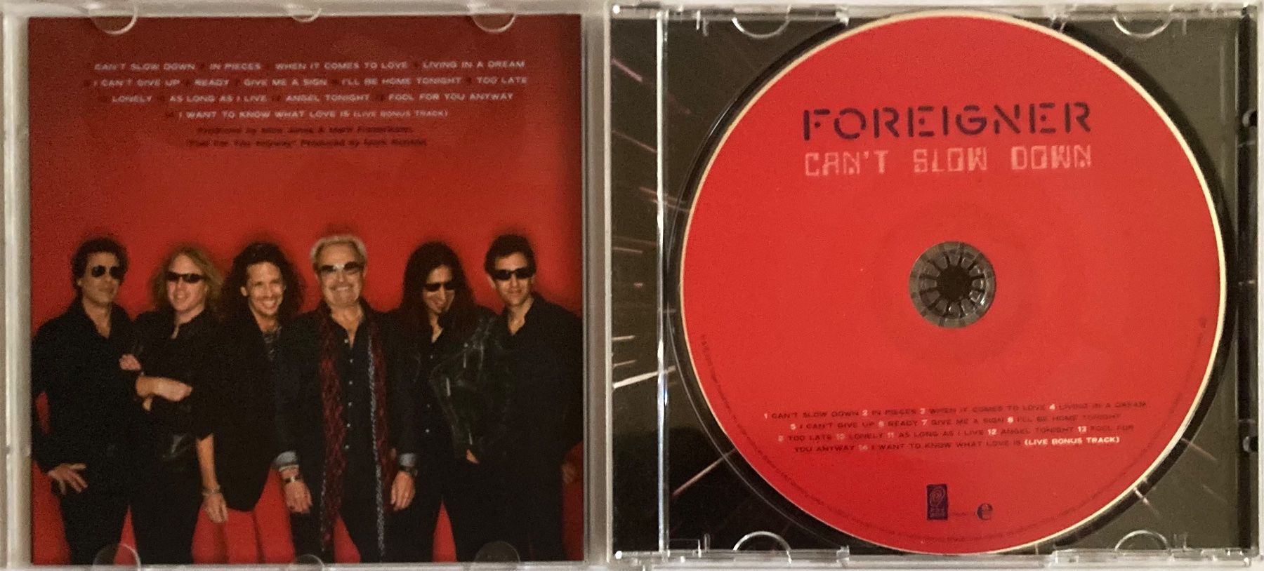 CD: FOREIGNER - CAN'T SLOW DOWN – Usato da Poliez-Pittet venduto da Newtown-Records 2