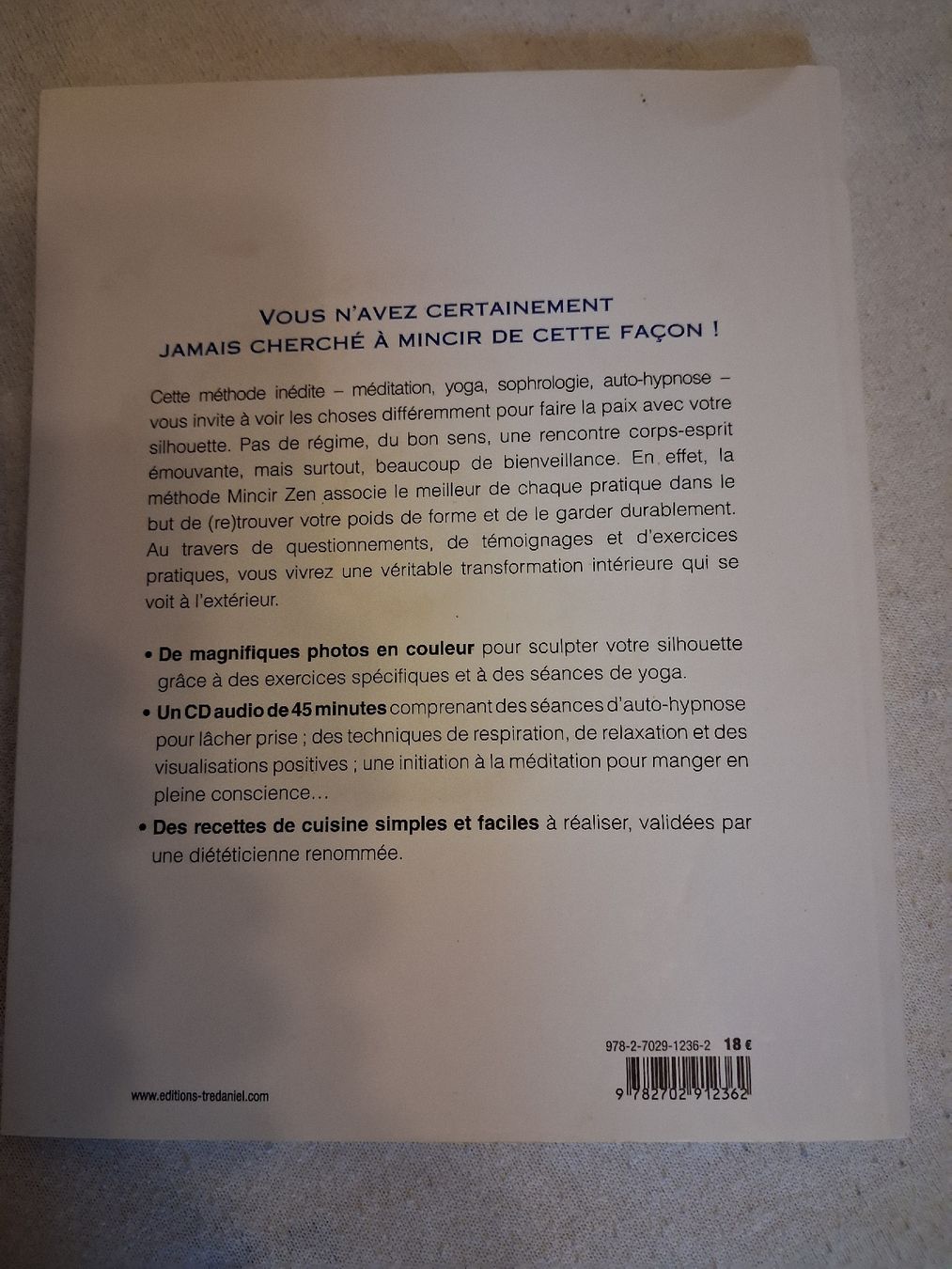 Bücher: livre Mincir zen + 2 CD – Gebraucht aus Lausanne von Jdelta 1