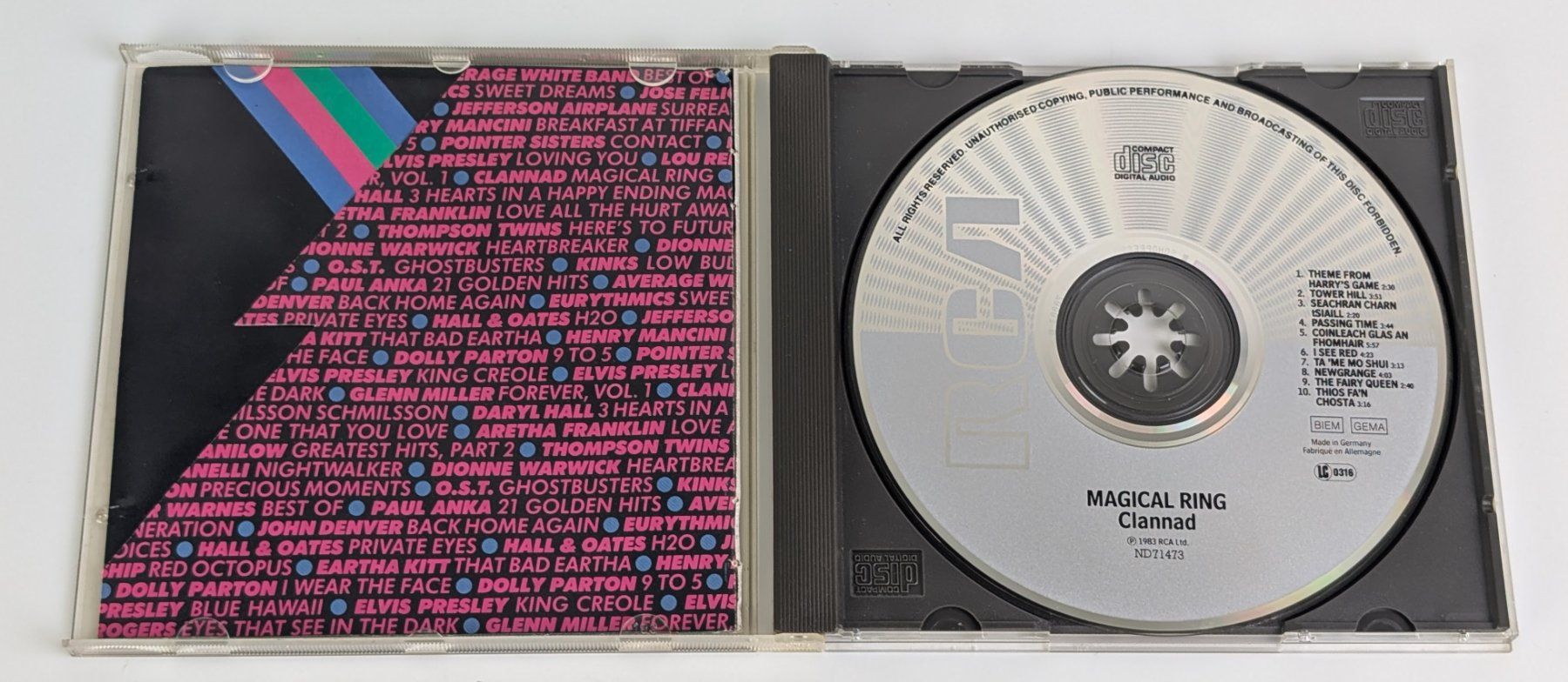 CD: Clannad – Magical Ring CD, Top – Usato da Zürich venduto da 1.Simon 2