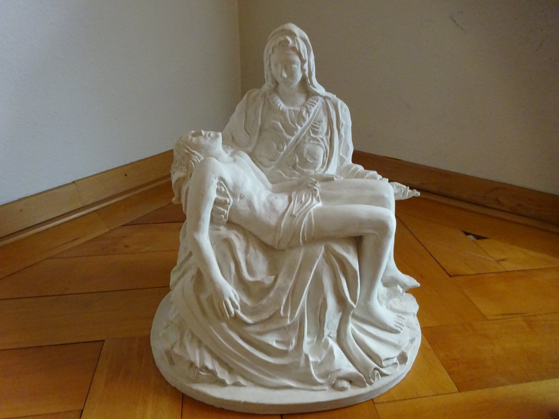 Sculture & Statue: Grosse Antike Gipsfigur / Pietà Heiliger – Usato da Esslingen venduto da eintagammeer