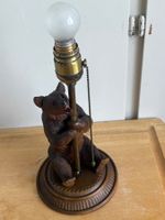 Holz-Bärenlampe, vintage, Brienzer Bär
