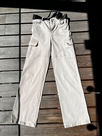 Cargohosen beige Grösse 34 mit Gurt