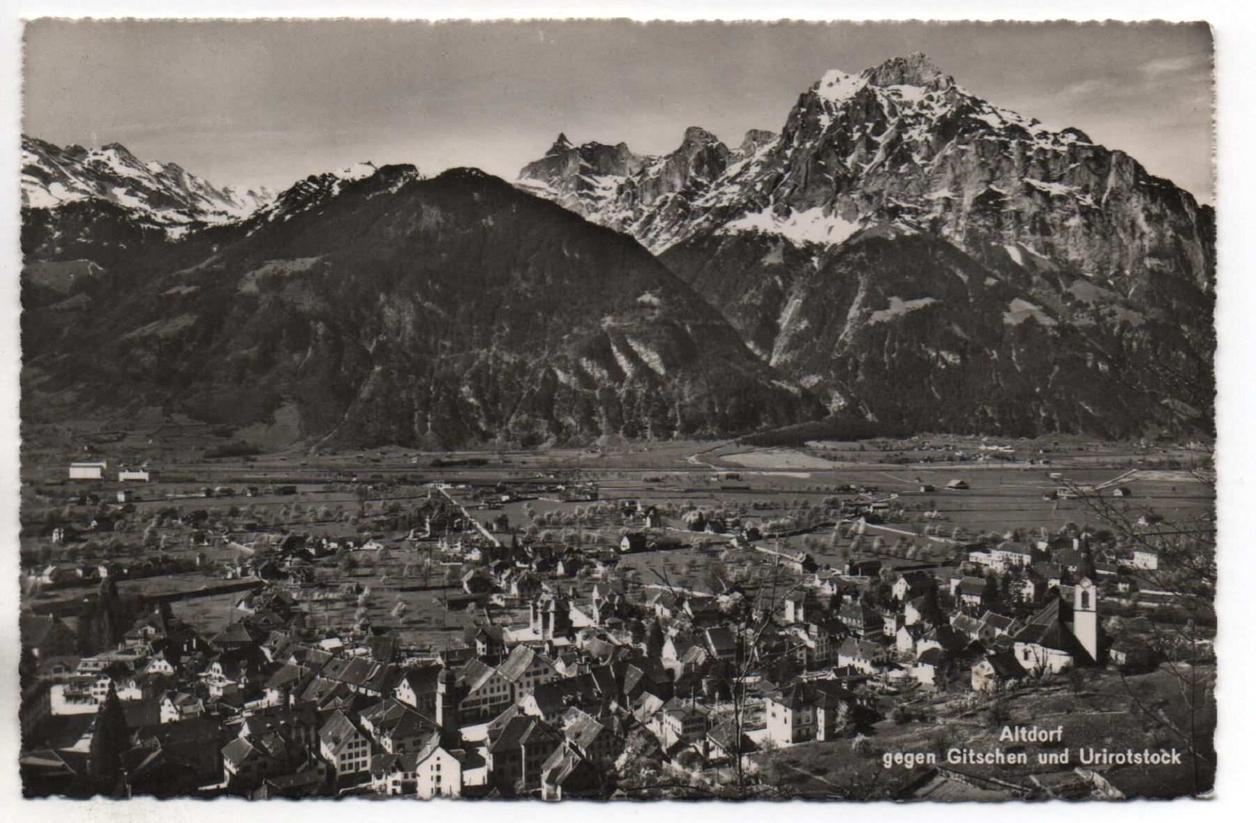 Cartes postales: ALTDORF gegen Gitschen und Urirotstock – D'occasion à Jona par philajona