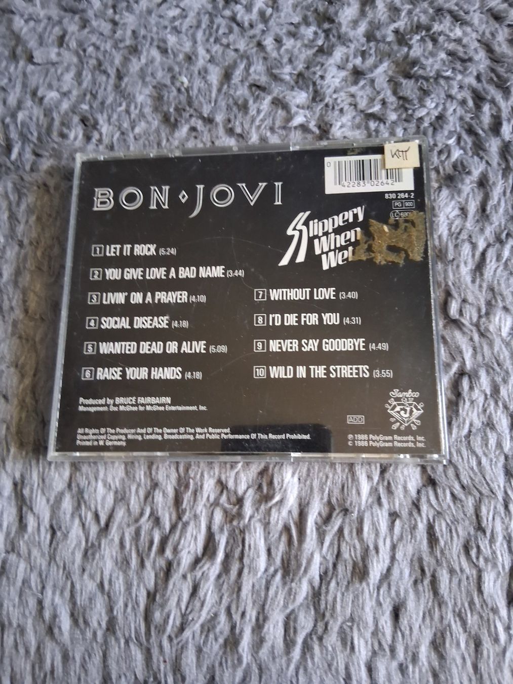 CDs: BON JOVI      SLIPPERY WHEN WET     CD – Gebraucht aus Wetzikon ZH von Ramones01 1