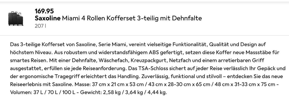 Reisekoffer: Koffer – Neu (gemäss Beschreibung) aus Wichtrach von henzmann1 1