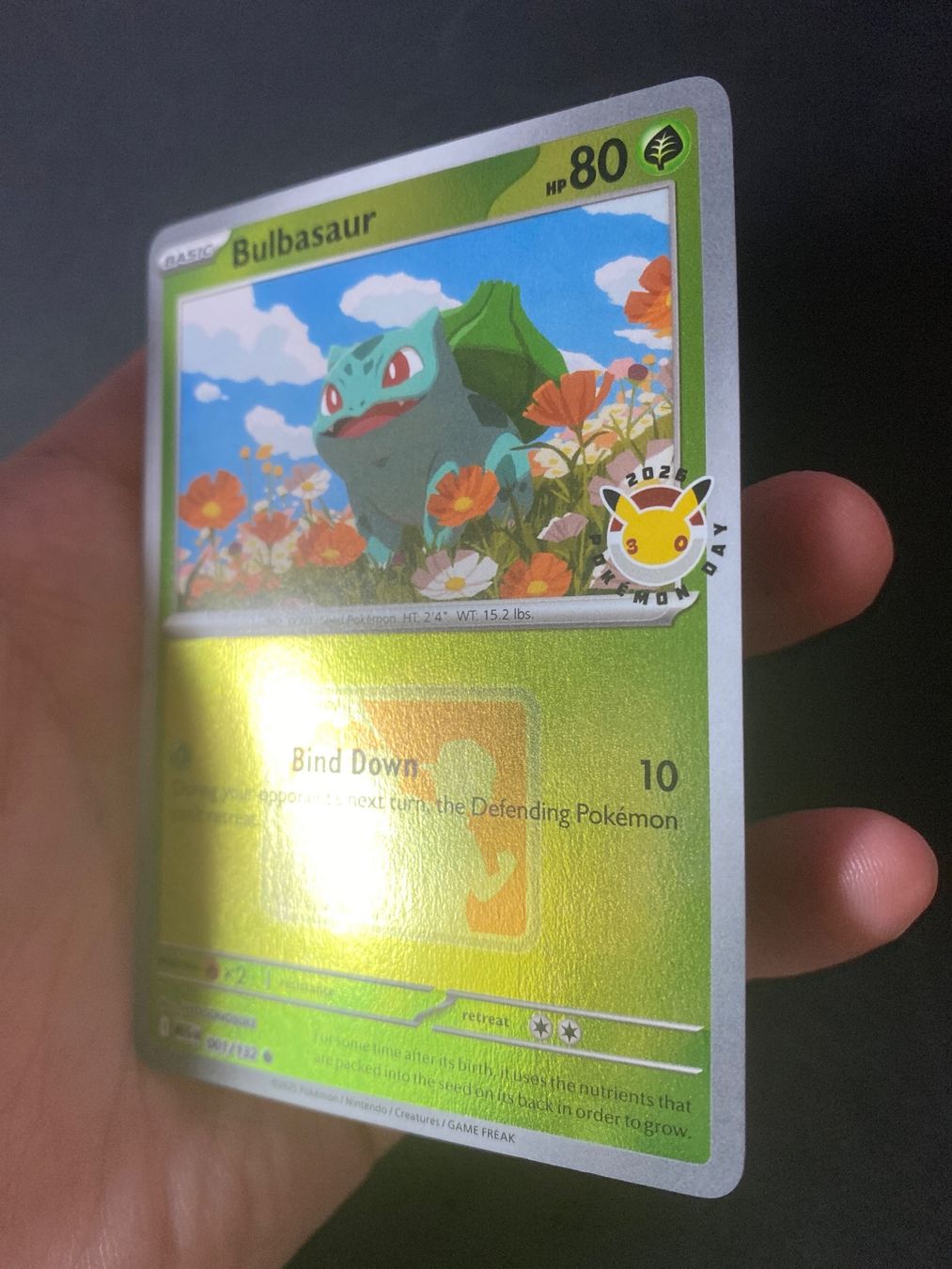 Pokémon Carte collezionabili: Bulbasaur 1 RH Stamped Promo - Bisasam - Mega Evolution - EN – Nuovo (secondo la descrizione) da Hausen AG venduto da Shrade 2