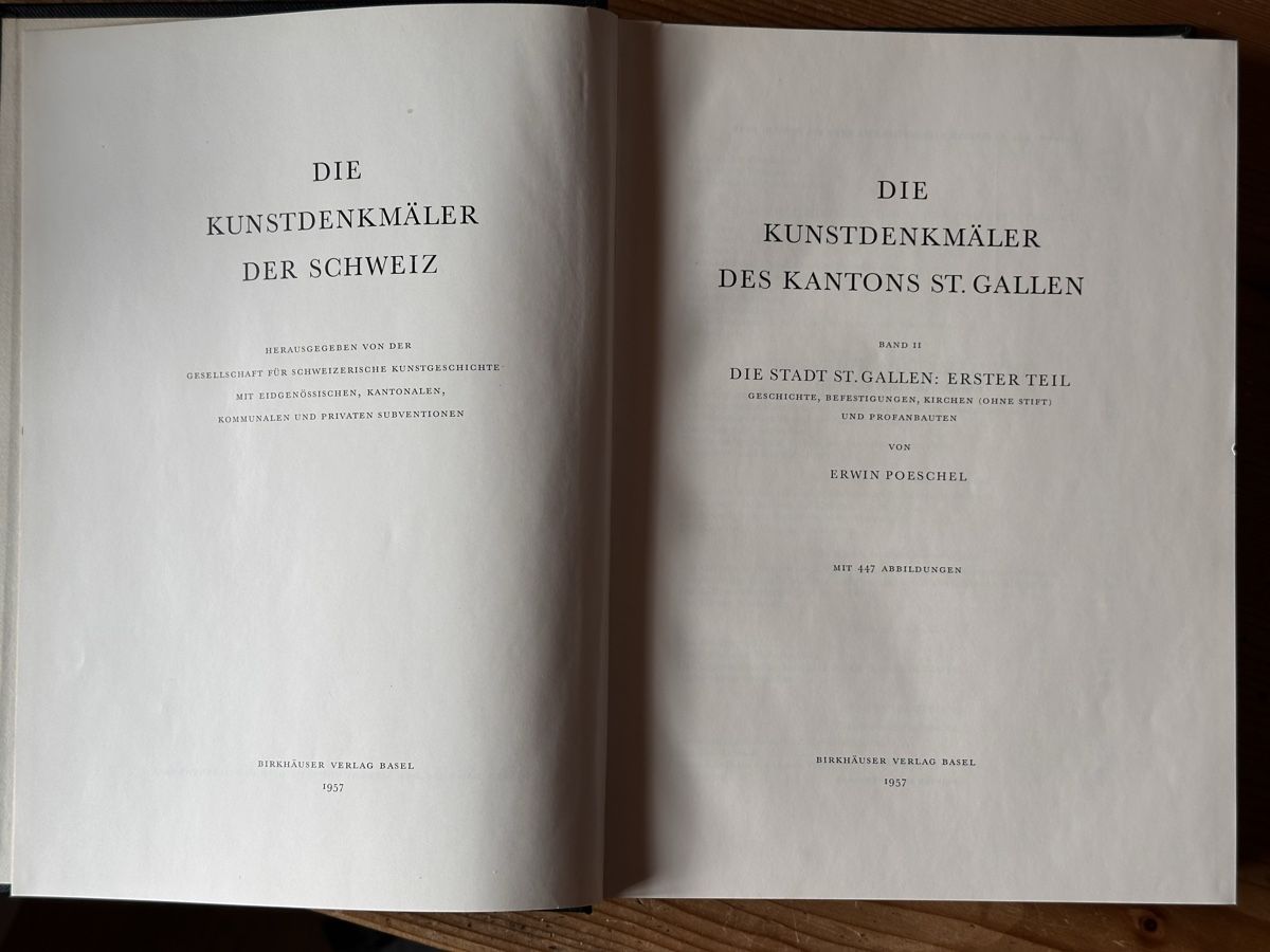 Libri: St. Gallen Geschichte und Kunst – Usato da Berschis venduto da Vild1 1