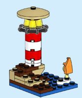 LEGO Leuchtturm (aus Set 40593)