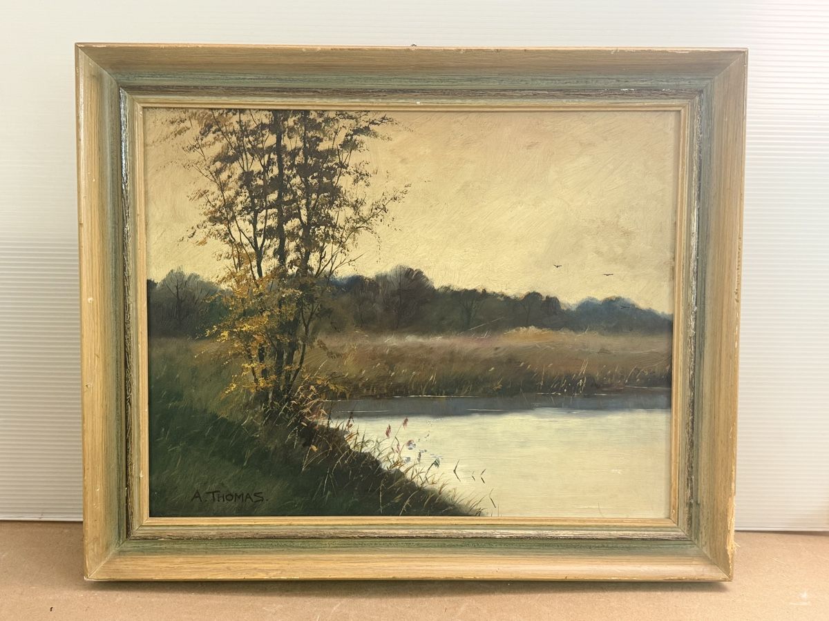 Tableaux: A. THOMAS - Ölgemälde - Landschaft  – D'occasion à Solothurn par NUVICO 1