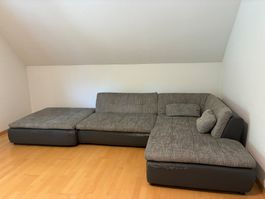 Ecksofa Schlafsofa Couch grau L-Form gebraucht