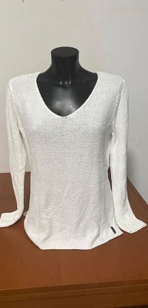 Maglione donna estivo bianco taglia S usato