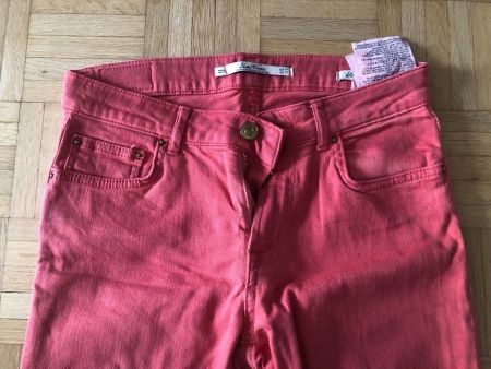Jean slim Zara orange