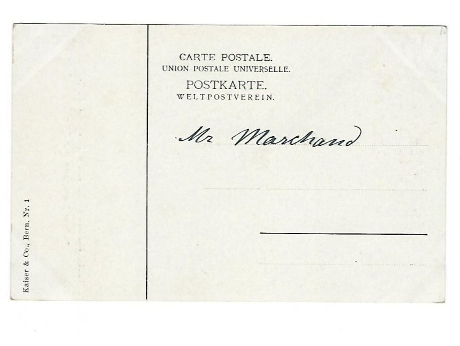 Cartoline postali: CH, 5 Ansichtskarten Bern um 1903/1908 – Usato da Hinteregg venduto da McCharly01 9