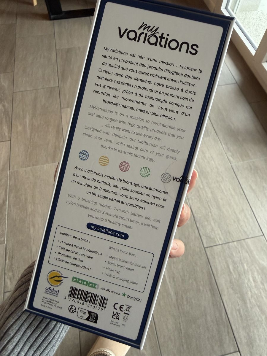 Zahnpflege: Brosse à dent électrique  – Neu und originalverpackt aus Réchy von Murielrosa 1