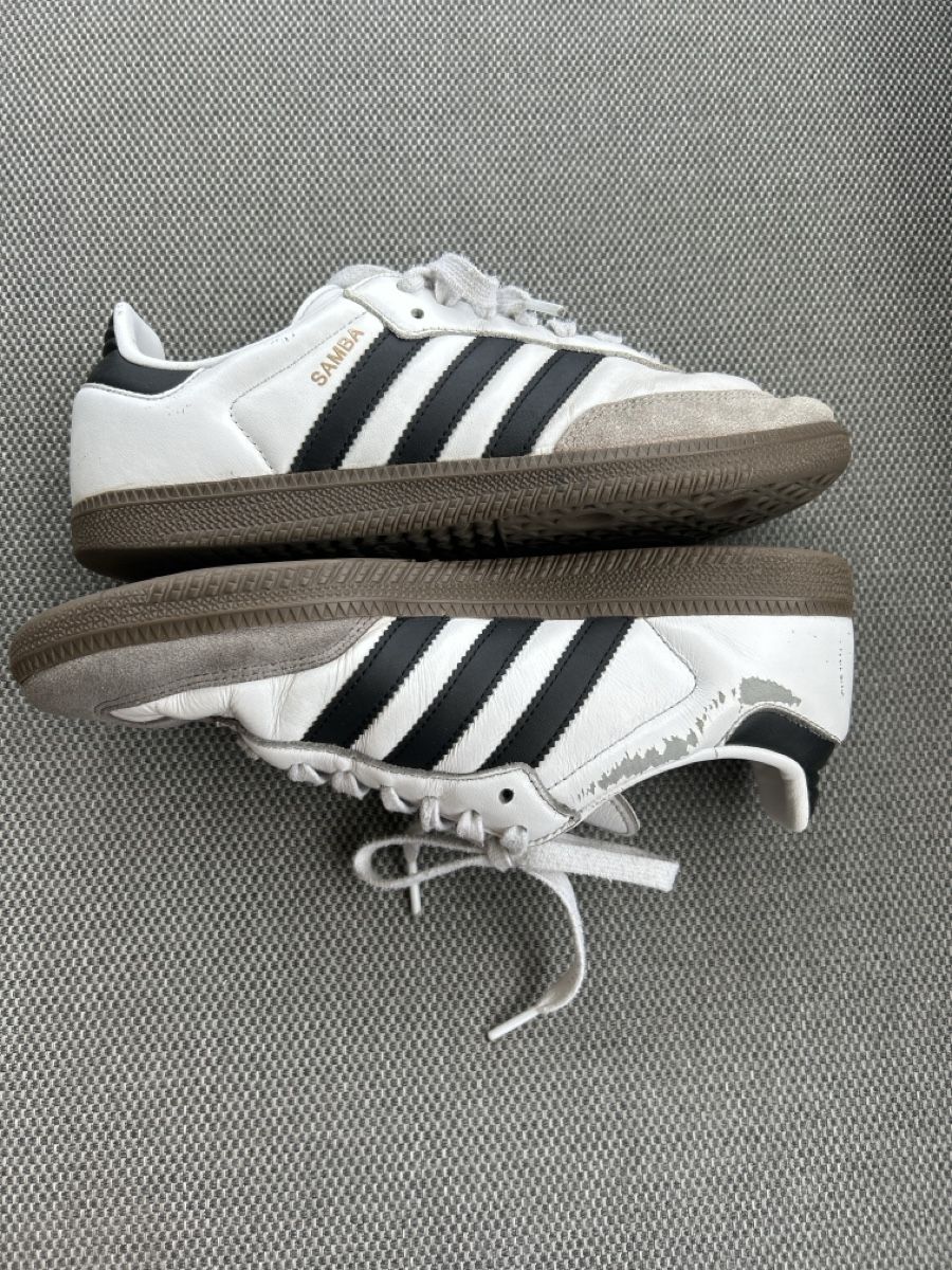 Adidas Herrenschuhe: adidas Samba, Grösse 40 2/3, weiss – Gebraucht aus Erlinsbach SO von hallon480 2