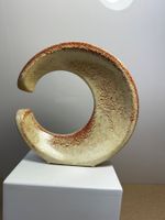 Ital. Skulpturale Vase Roberto Rigon für Bertoncello 60er