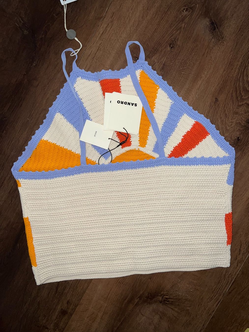 Sandro Top: New Sandro crochet top - Size 3 – Nuovo e nell'imballaggio originale da St-Sulpice VD venduto da juhdu 6