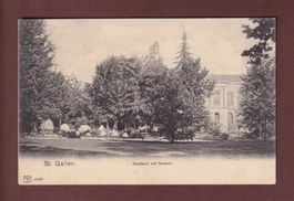 ST. GALLEN - Stadtpark und Museum - 1909