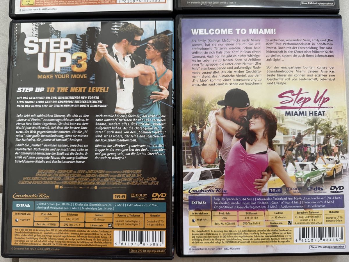Tutti i DVDs: DVD Set - Step Up – Usato da Glattfelden venduto da ilamas 2