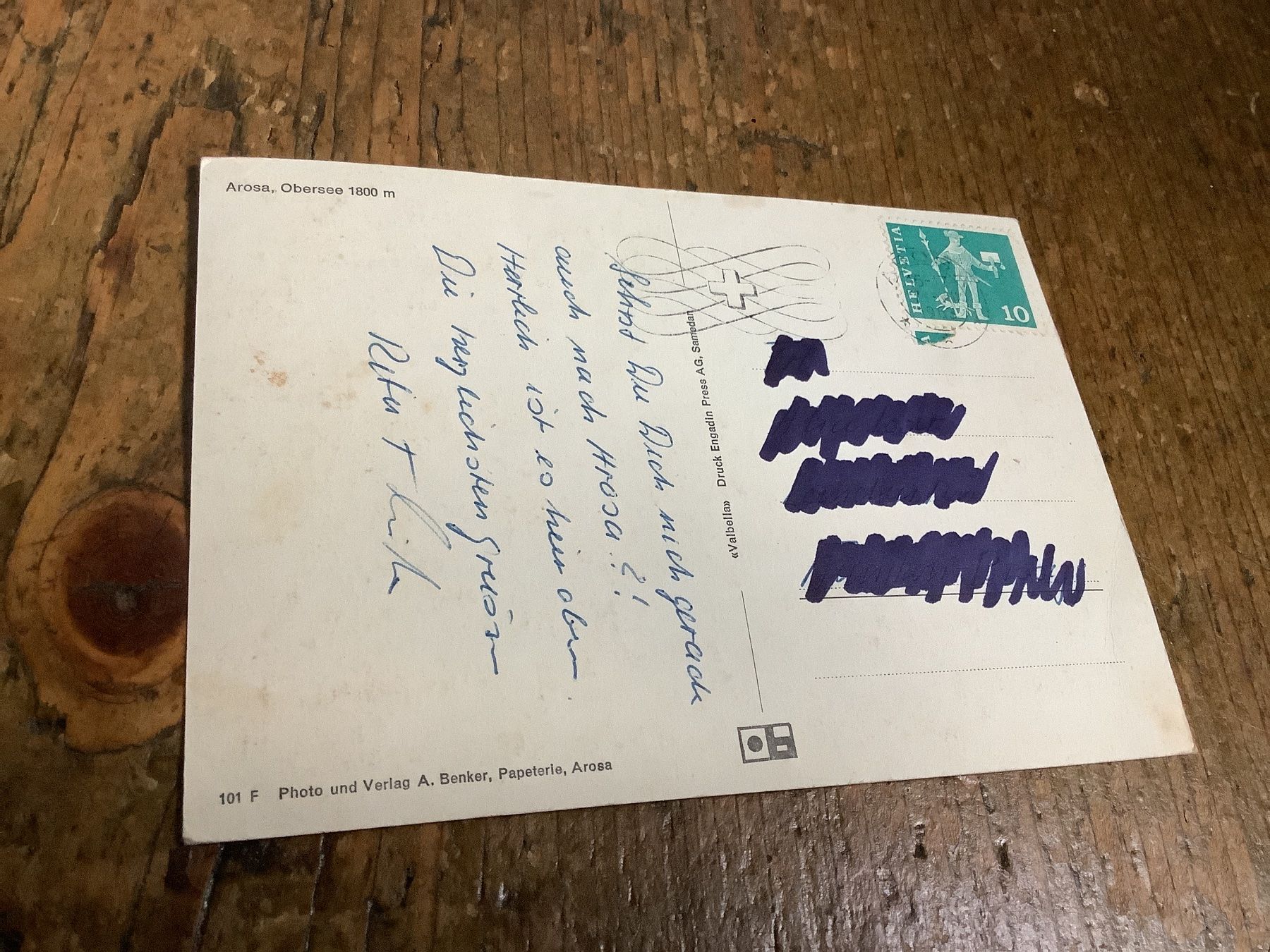 Cartoline postali: Arosa – Usato da Flaach venduto da Monisoldshop 1