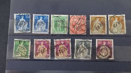 Lot Handentwertungen 11 Werte   62