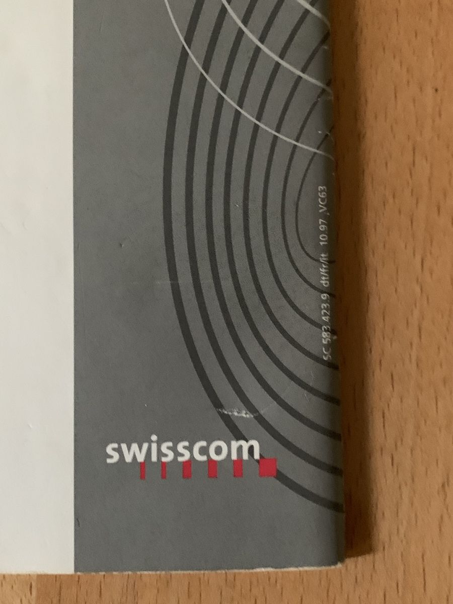 Documenti: PTT TELEFON Pronto Bedienungsanleitung – Usato da Erlenbach ZH venduto da Ritschly 4