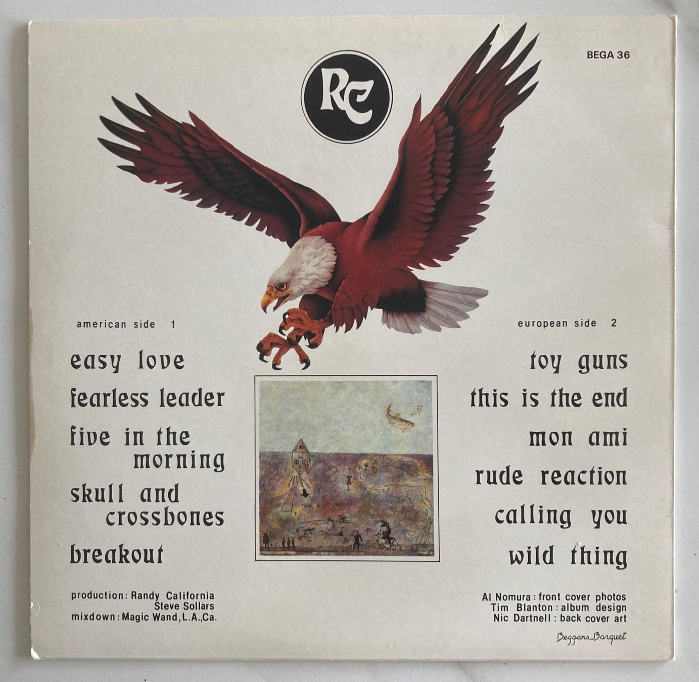Schallplatten: RANDY CALIFORNIA - EURO-AMERICAN – Gebraucht aus Poliez-Pittet von Newtown-Records 1