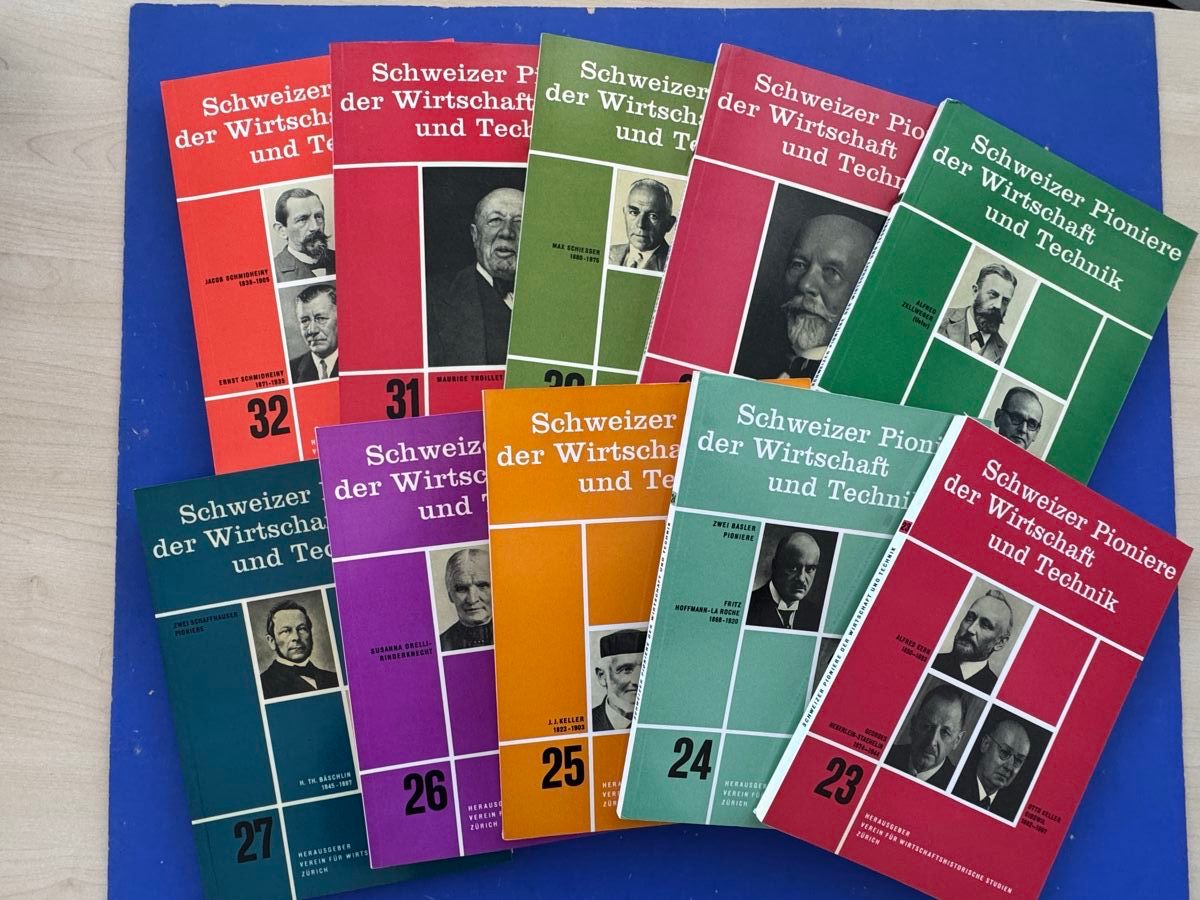 Bücher: Schweizer Pioniere der Wirtschaft und Technik Band 1 - 60 – Gebraucht aus Adliswil von buch_und_kunst 4