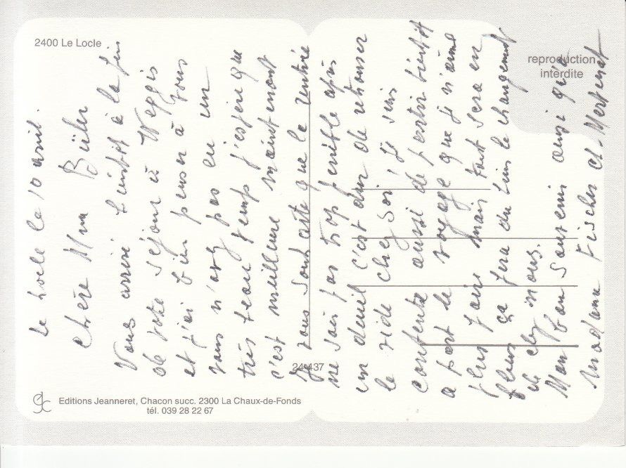 Cartoline postali: Le Locle ca. 1980 – Usato da Bürglen TG venduto da StampGraf 1