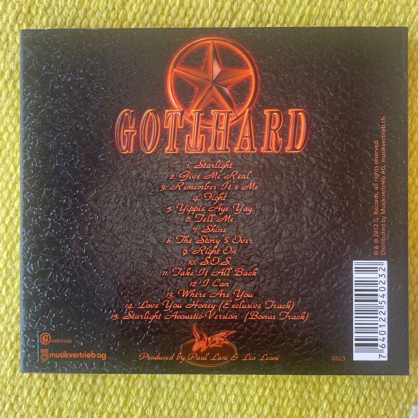 CDs: GOTTHARD-FIREBIRTH  (DIGIPACK) – D'occasion à Rorschacherberg par CD-Roli 1