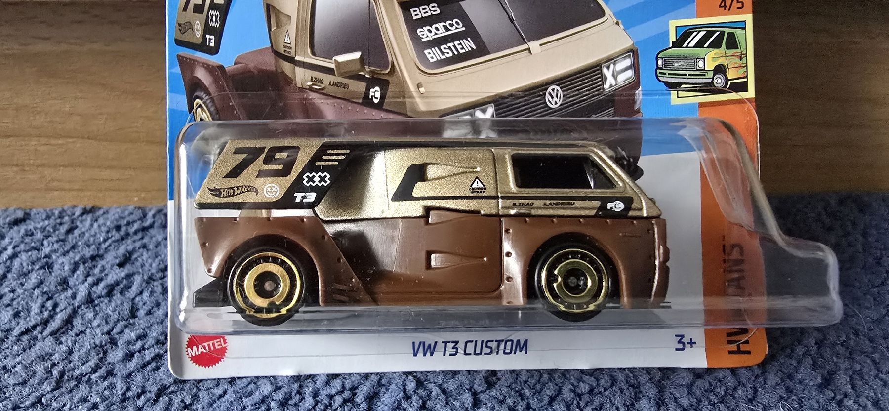 Volkswagen Modellini d'auto: VW T3 Custom – Nuovo e nell'imballaggio originale da Merligen venduto da SwissMini27 3