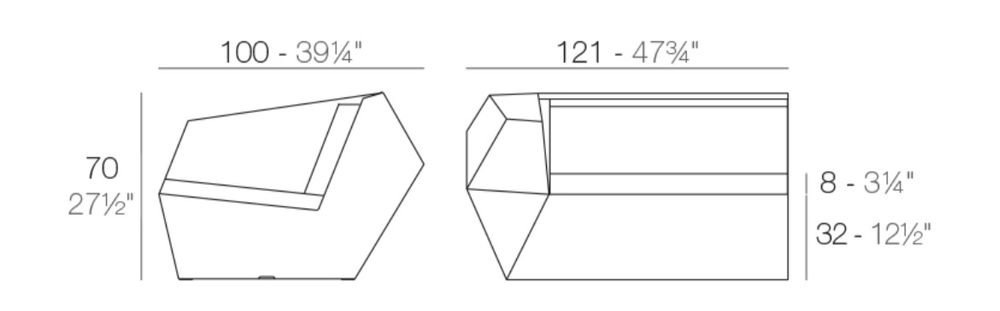 Vondom faz Sofa Modul left and right | Kaufen auf Ricardo