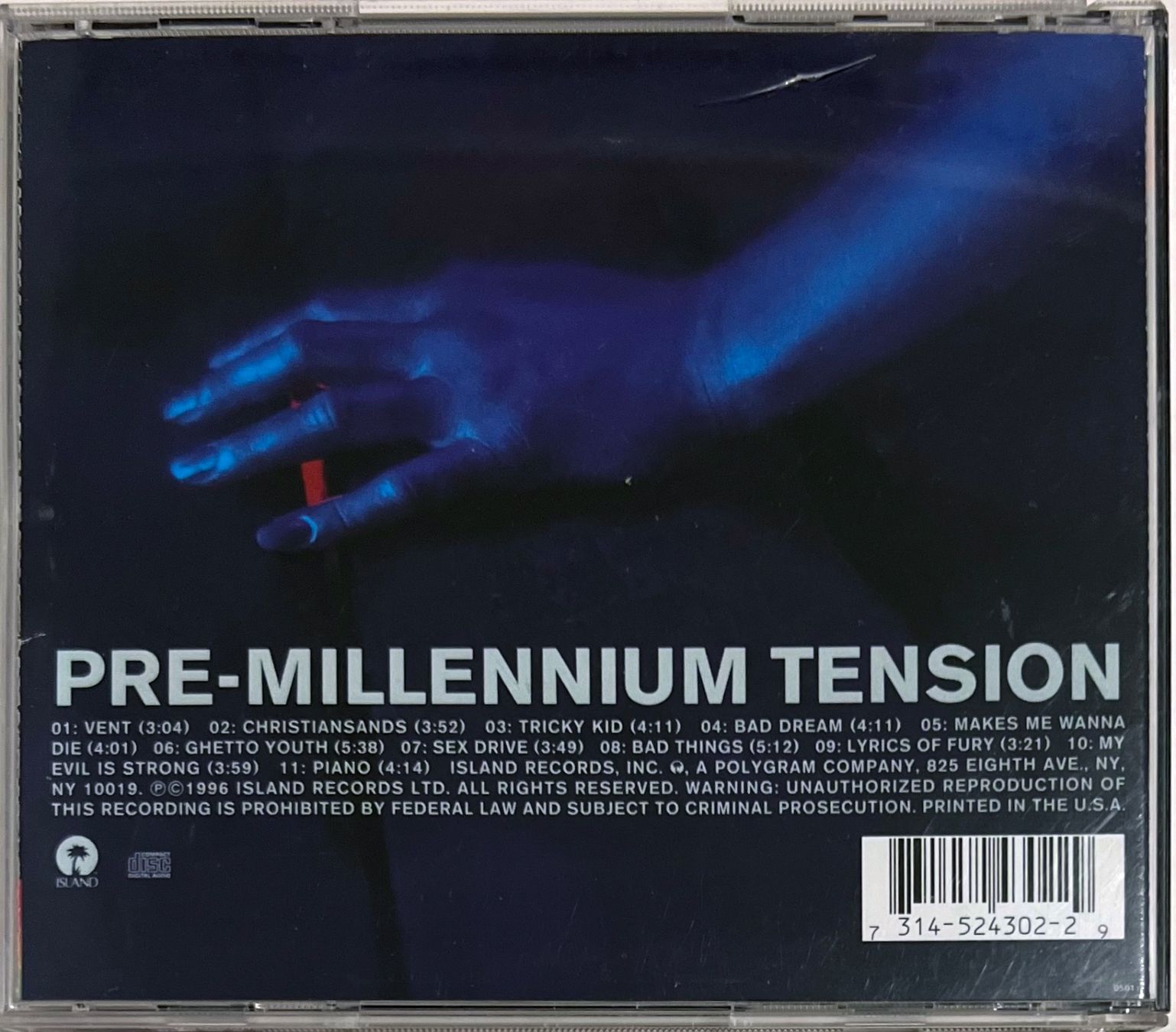 CDs: Tricky – Pre-Millennium Tension – Gebraucht aus Martigny von jereq 1