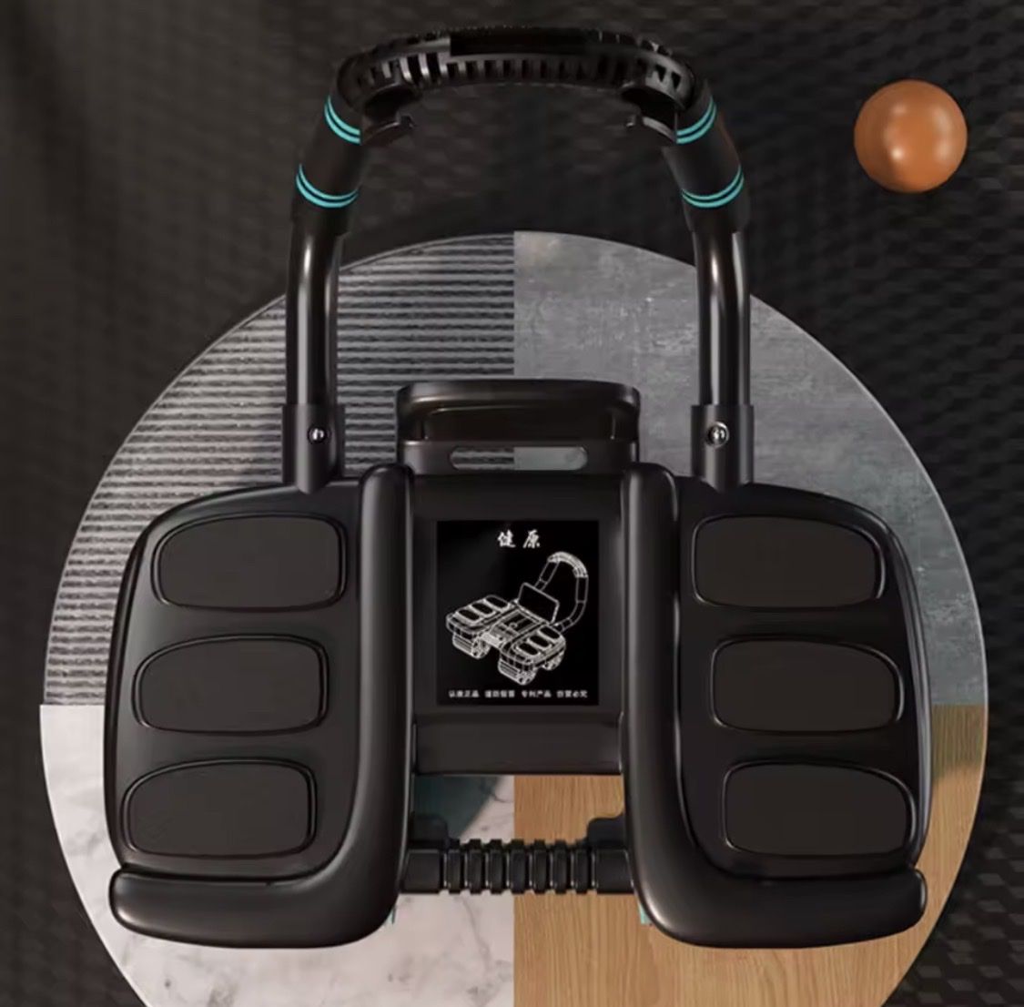 Hometrainer: Abdominal Workout Roller with automatic rebound! – Usato da Uster venduto da iyu_pww2