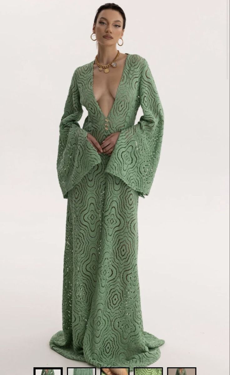 Vestiti: MOOS STUDIO GRÜNES SPITZENKLEID – Nuovo e nell'imballaggio originale da Regensdorf venduto da Sirodtpycpvu